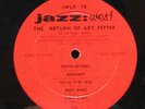 Art Pepper-The Return Of-Jazz:West 10-MONO ORIG GREAT