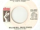 WILLIAM BELL & MAVIS STAPLES Loves Sweet Sensation STAX DJ NORTHERN SOUL USA 45