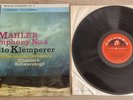 COLUMBIA SAX 2441 RED SEMI - MAHLER - SYMPHONY NO.4 - KLEMPERER - PO NM