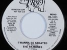 Punk 45 RAMONES I Wanna Be Sedated RSO VG++/VG+ promo HEAR