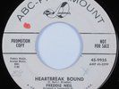 Rockabilly 45 FREDDIE NEIL Heartbreak Bound ABC-PARAMOUNT promo fred neil HEAR