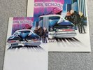 GIRLSCHOOL Hit And Run Red Vinyl LP 1981 + Tour Programme fully signed by band