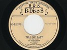 '55 Midwest R&B/DooWop LIL' JOE BONNER/IDOLS Tell Me Baby/Do You Love Me M- HEAR