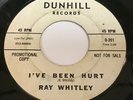 Ray Whitley: I've Been Hurt / There Is One Boy 45 - Northern Soul