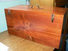 45 RPM Double Record Storage box Quality Solid Wood New & NICE