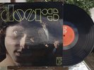 THE DOORS/THE DOORS LP ELEKTRA 1970 REISSUE EKS 74007 WHITE LETTERING  EX/NM