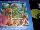 GRYPHON : RED QUEEN TO GRYPHON THREE LP 1974 GREEN BRAIN 1071 GERMANY