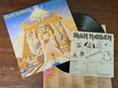 Iron maiden powerslave original vinyl with Merchandise Sheet
