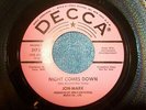 Jon-Mark Promo 45 Decca 31732 E+ Cond. Night Comes Down/Baby I Got A Long Way To