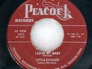 LITTLE RICHARD 45 I Love My Baby / Maybe I'm Right PEACOCK 1957 original VG+