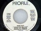 KING KUT 45 Word Of Mouth PROFILE rare DJ CHEESE nice copy PROMO Electro RAP ex+