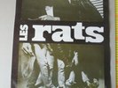 Original 1980 80 Vintage Poster Promo LES RATS rare french  Punk Rock