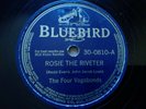 Four Vagabonds 78rpm Single 10-inch Bluebird Records #30-0810 Rosie The Riveter