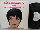 1982 Liza Minnelli Live At Carnegie Hall LP Featuring Andy Warhol Cover Art