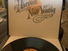 NEIL YOUNG Harvest EARLY PRESSING/Textured Jacket w/Lyric Sheet & w/VG+ VINYL