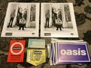 OASIS Be Here Now 1996-98 RARE PHOTOS BACKSTAGE PASS STICKERS LAMINATE TICKET