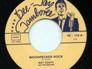 HEAR- Rare Rockabilly 45- Nat Couty & Braves - Woodpecker Rock- Dee-Jay Jamboree