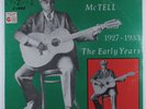 BLIND WILLIE MCTELL 1927-1933 The Early Years YAZOO L-1005 LP SEALED