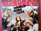 * SCORPIONS - WORLD WIDE LIVE - 1st Press 1985 UK DOUBLE LP *