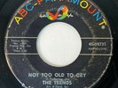 TRENDS Not Too Old to Cry / If You Don't Dig The Blues ABC Northern Soul 45 HEAR