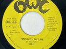 WEE Find Me Love Me / Can You Boogie Real Hard Owl Soul Funk Ohio 45 HEAR