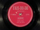 78 RPM -- Happy, Doc and the Boys, Fais-Do-Do F1000, E-V+/E- Cajun