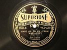 JAZZ SAM LANIN'S TROUBADOURS DORSEYS Hang On To Me SUPERTONE 9550  EE-/E-