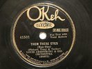 JAZZ LOUIS ARMSTRONG ORCH Them There Eyes OKEH 41501 E-  A-Stampers