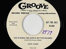 R&B Xmas 45 - John Greer - We Wanna See Santa Do The Mambo - Groove - mp3