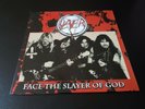SLAYER - face the slayer of god  - LP'- NEW UNPLAYED - blue  vinyl -