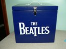 The Beatles 45 RPM Record Storage box Quality Solid Wood New & NICE