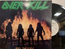 Overkill ‎– Feel The Fire LP 1985 Megaforce – MRI 1469 VG/EX