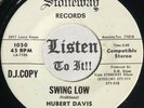 Wicked TX Bluegrass Banjo 45 HUBERT DAVIS Train 45 / Swing STONEWAY promo hear