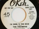 Northern Soul 45 THE TRIUMPHS  I'm Coming To Your Rescue -Okeh 1967 promo - HEAR