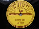 Carl Perkins 78rpm Single 10-inch Sun Records #234 Blue Suede Shoes