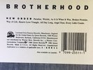 New, Sealed, Unopened, New Order Brotherhood 1986 LP Vinyl Original In Shrink