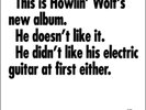HOWLIN WOLF ALBUM VINYL LP NEW