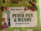 Walt Disney's Read Along Book And Record of Peter Pan and Wendy sealed