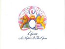 Queen A Night At The Opera Embossed 5063-3 / 5064-5 UK LP Album INNER EMI 33 EX
