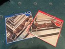 The Beatles Red And Blue Albums On Red And Blue Vinyl With Lyrics On Inserts