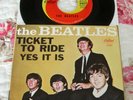 The Beatles-Ticket To Ride/Yes It Is-Vinyl 45 with Picture Sleeve