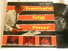 LIONEL HAMPTON Hamp's Big Four Oscar Peterson BUDDY RICH Ray Brown Verve LP
