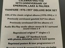 Emerson, Lake & Palmer - Fanfare Box Set - Sealed