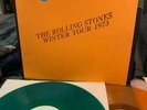 ROLLING STONES LIVE WINTER TOUR 1973 2XLP w/VG++ GREEN & RED VINYL