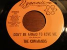 45 - THE COMMANDS - Don't Be Afraid... / Around The Go-Go - Northern - Texas PS