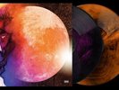 Kid Cudi Man On The Moon Purple & Orange Swirl Vinyl Kanye West