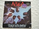 N.W.A Straight Outta Compton Vinyl LP UK 1st Press 1988 BRLP 534 Rare Hip Hop 