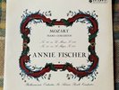 COLUMBIA SAX 2335 BLUE SILVER ANNIE FISCHER MOZART PIANO NOS.20 & 23 ED1 First