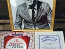 Norman Wisdom Authenticated Autograph pictute & Columbia 1955 Beware 45 Record