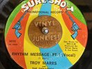 TROY MARRS AND THE DYNAMICS Rhythm Message 45 RPM 7